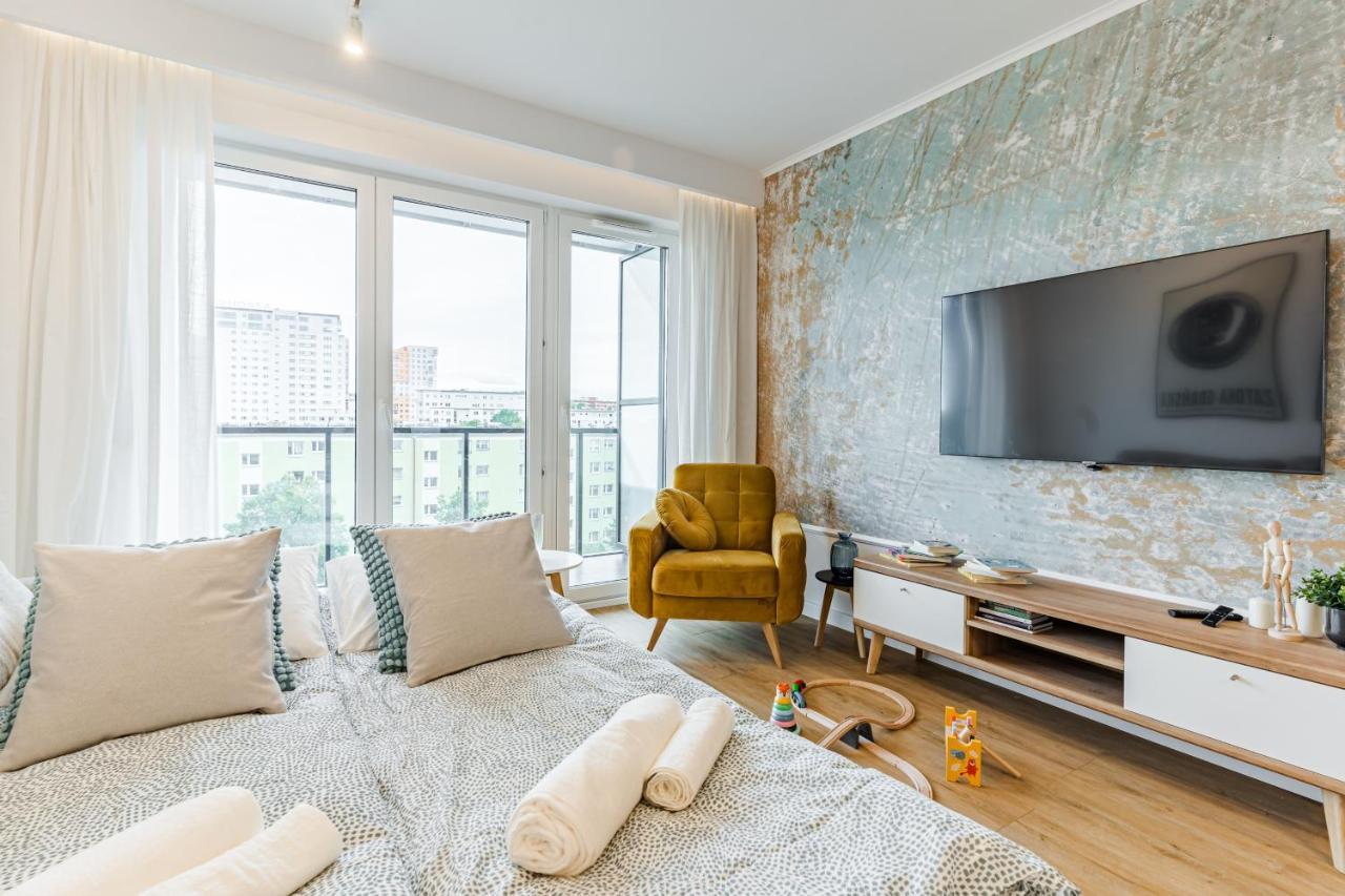 Golden Reagan By Aparo - Nowy Apartament, Winda, Lozeczko Turystyczne, Plaza 500m, Balkon, 2 Sypialnie Oraz Salon, Rowerownia, Biurko Apartment Gdansk